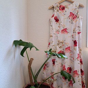 Vintage Laura Ashley Floral Dress Size 6